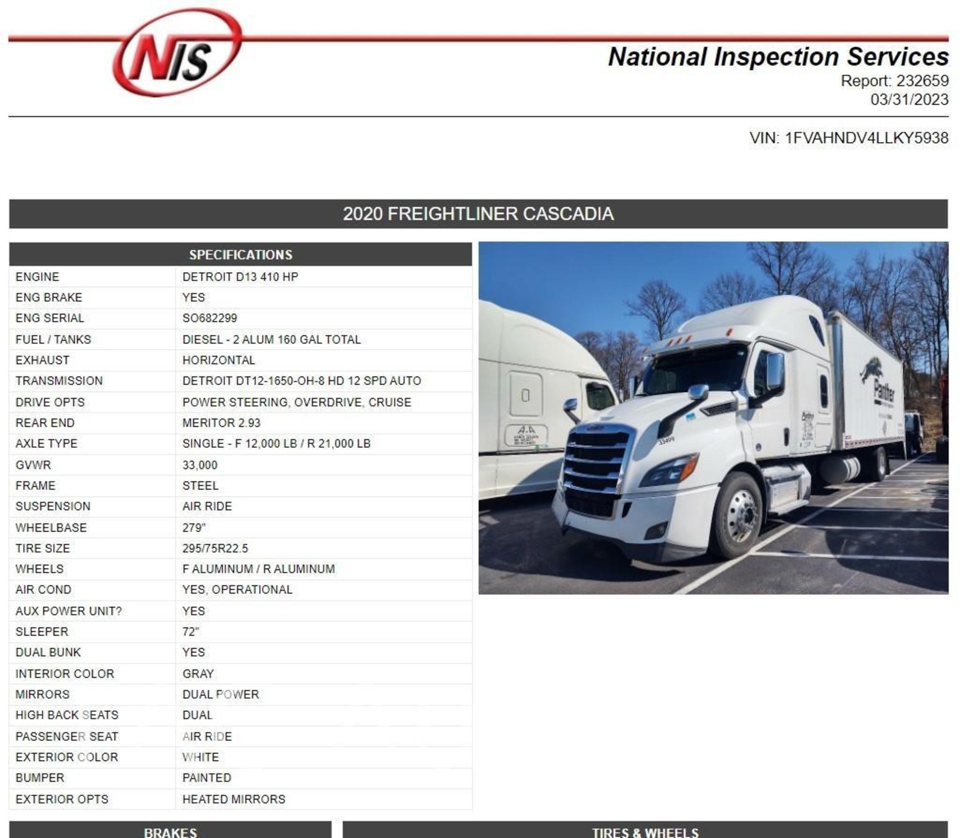 2020 Freightliner Cascadia 126 Expediter Truck - Image 94 of 98