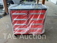 New Heavy Duty (10) Drawer Rolling Tool Cart