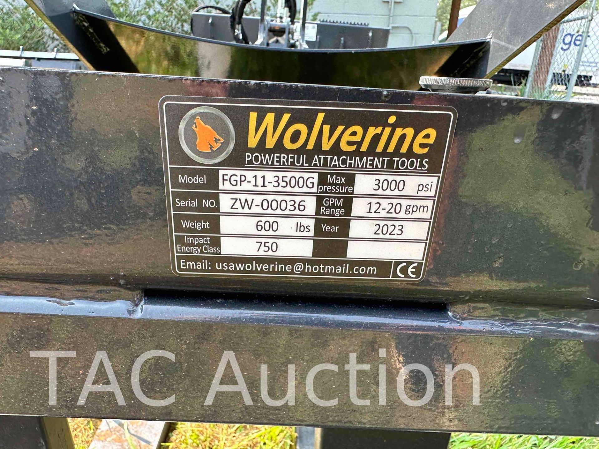 New 2023 Wolverine Fork Grapple Skid Steer Attachment - Image 5 of 5