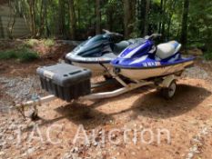 (2) Yamaha WaveRunners GP800 & XL760 W/ Trailer