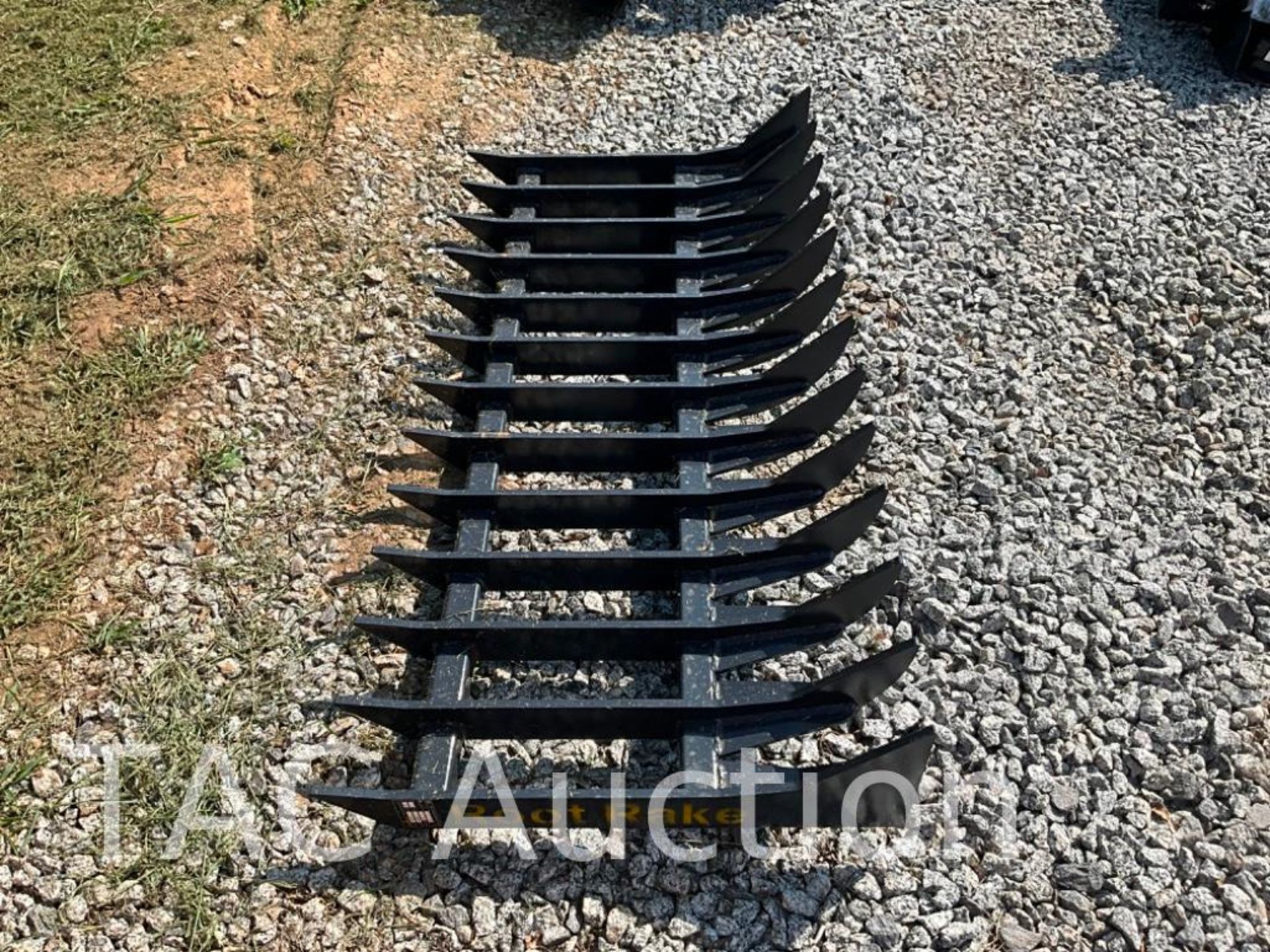 New 2023 LandHonor 72in Root Rake Skid Steer Attachment - Image 2 of 6