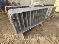 New 20 Piece Diggit Galvanized Construction / Event Site Fence