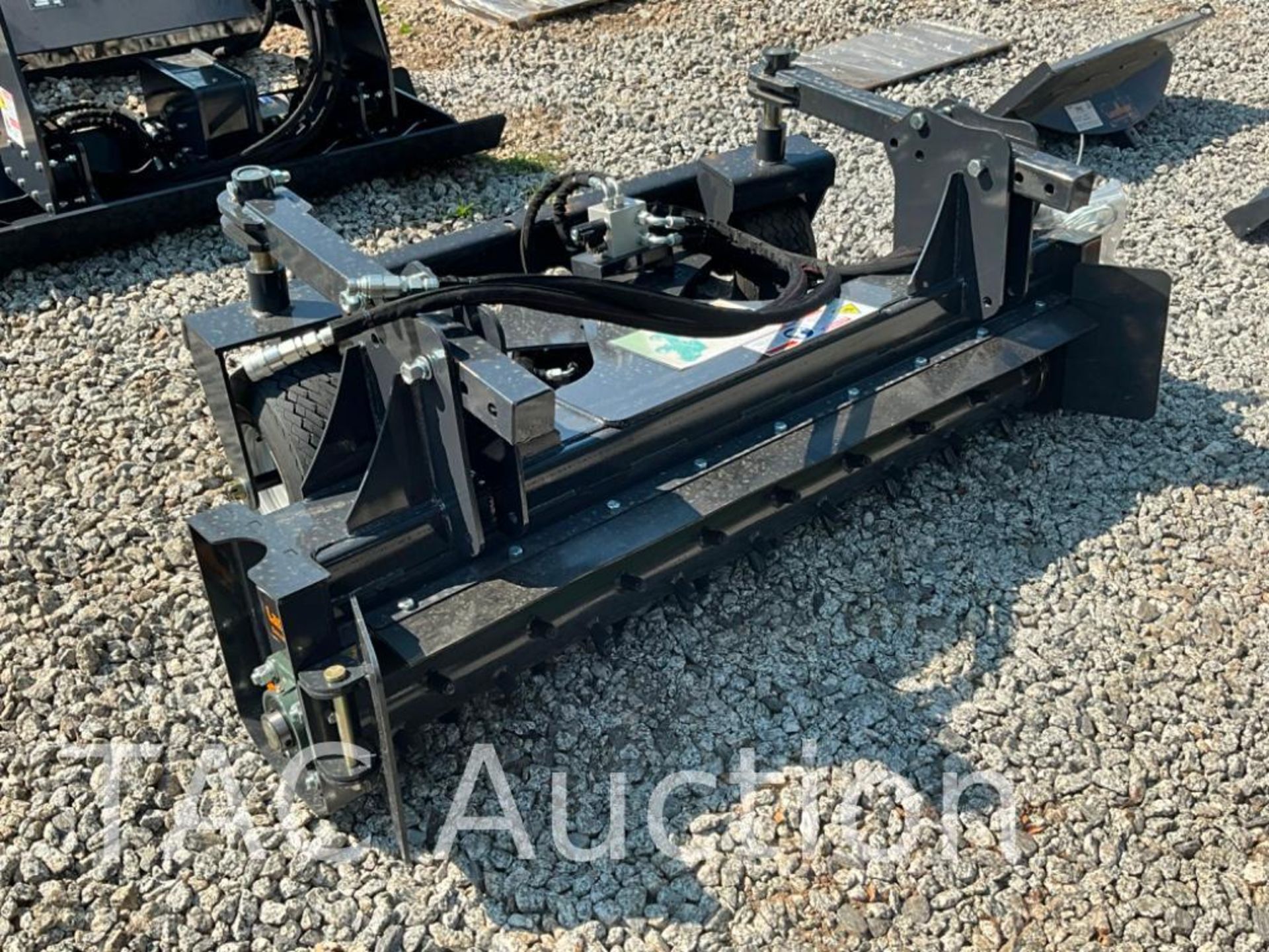 New 2023 LANDHONOR 72in Power Rake Skid Steer Attachment