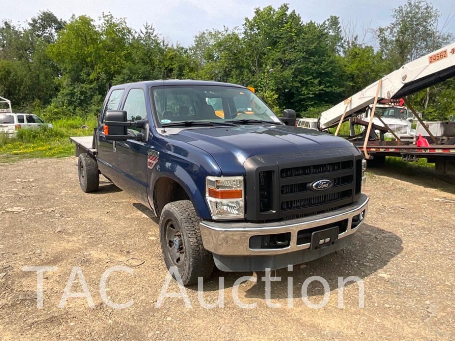 2008 Ford F350 Super Duty 4x4 Crew Cab Flatbed - Image 3 of 52