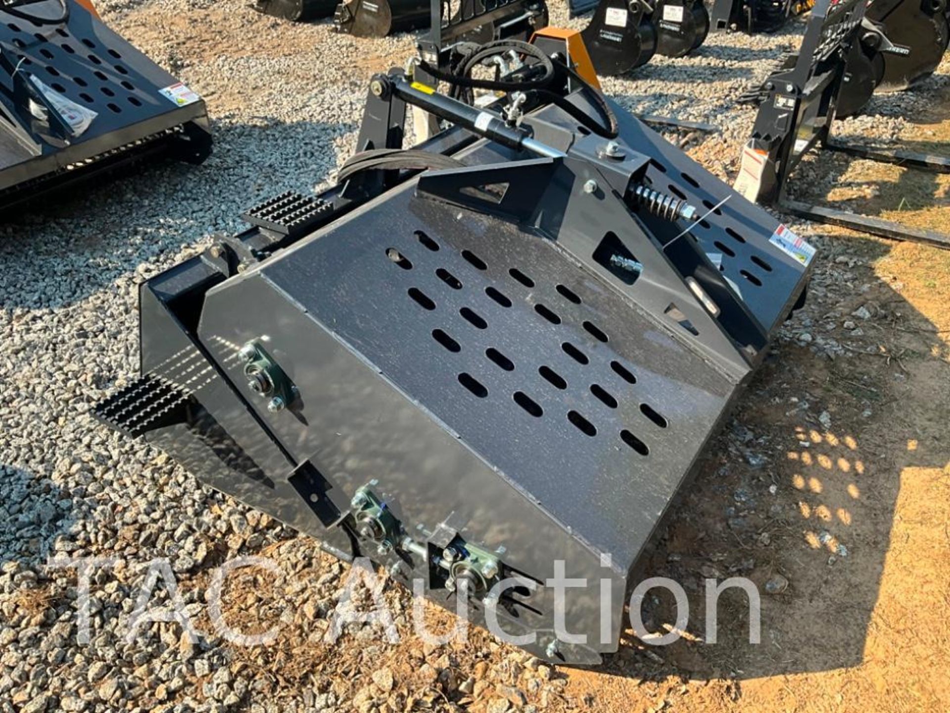 New 2023 LANDHONOR 72in Power Rake Skid Steer Attachment