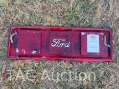 Red Ford Tailgate Sign