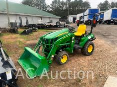 2018 John Deere 1023E 4x4 Tractor W/ Front End Loader