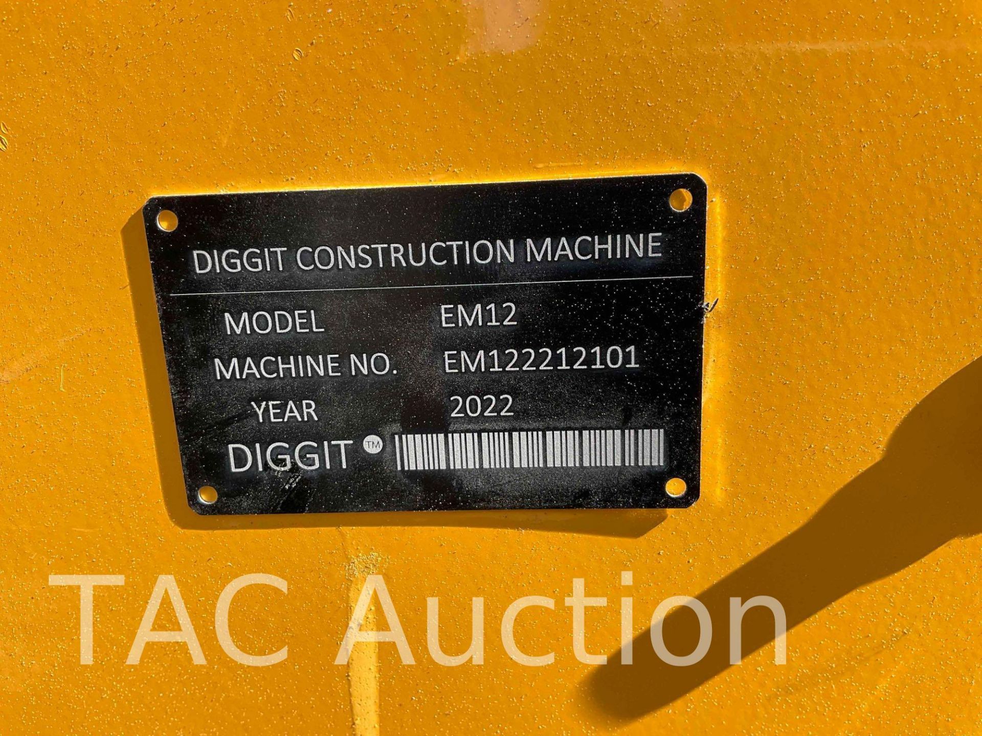 New/Unused 2023 Diggit EM12 Mini Excavator - Image 26 of 26