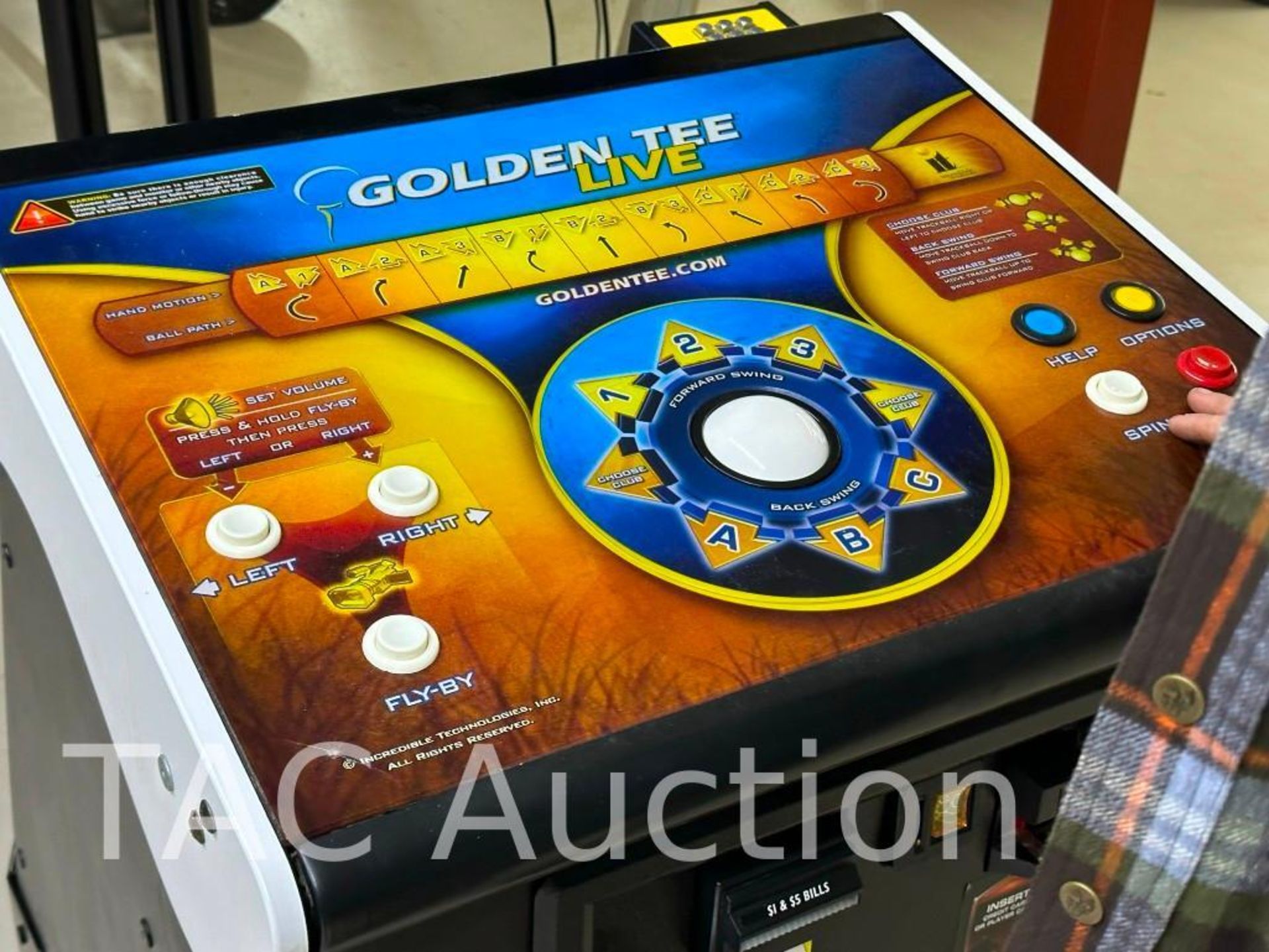 2021 Golden Tee Live Arcade Game W/ 55in TV - Image 6 of 17