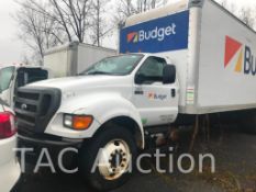 2013 Ford F750 26ft Box Truck