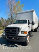 2015 Ford F750 26ft Box Truck