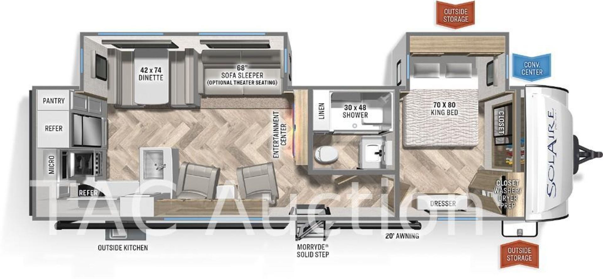 New 2022 Palomino Solaire 304RKDS Bumper Pull Camper - Image 19 of 19