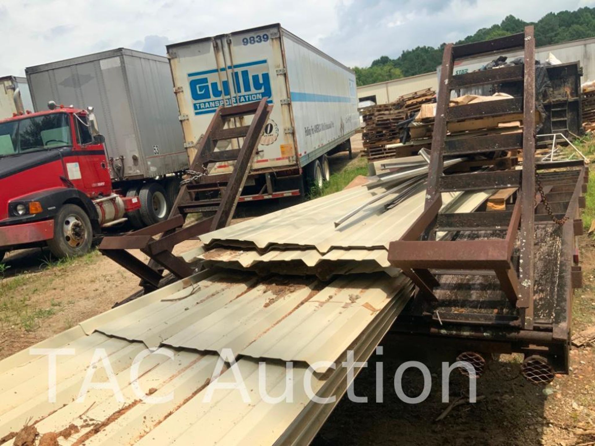 20ft Tri-Axle Equipment Trailer W/ Dovetail And Fold Down Ramps - Image 6 of 16