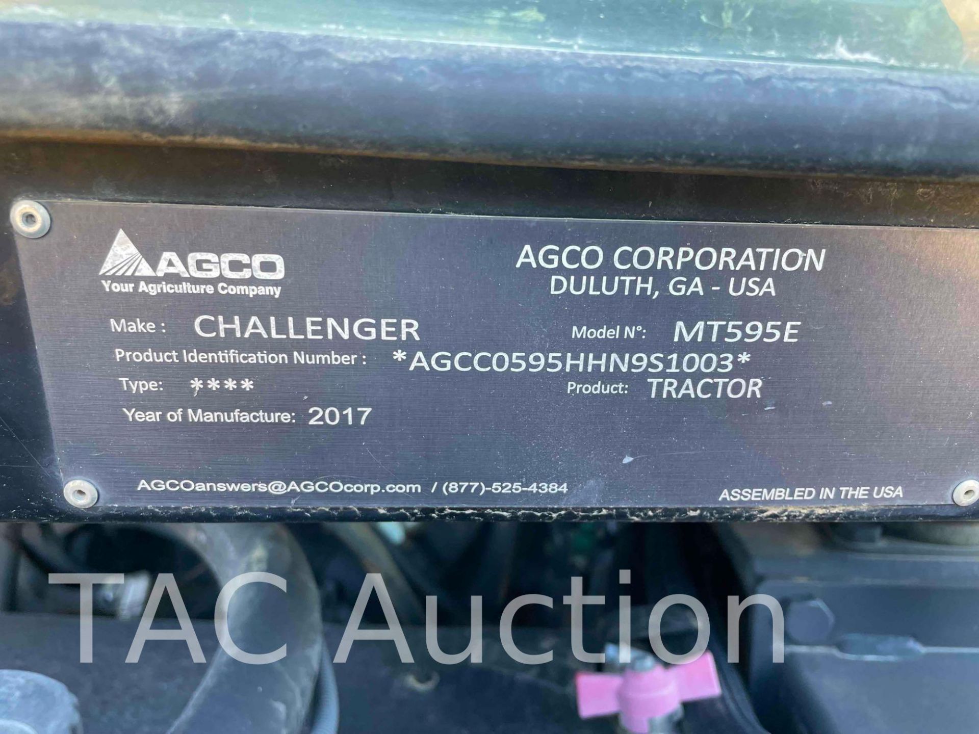2017 Challenger MT595E 4x4 Tractor - Image 48 of 48
