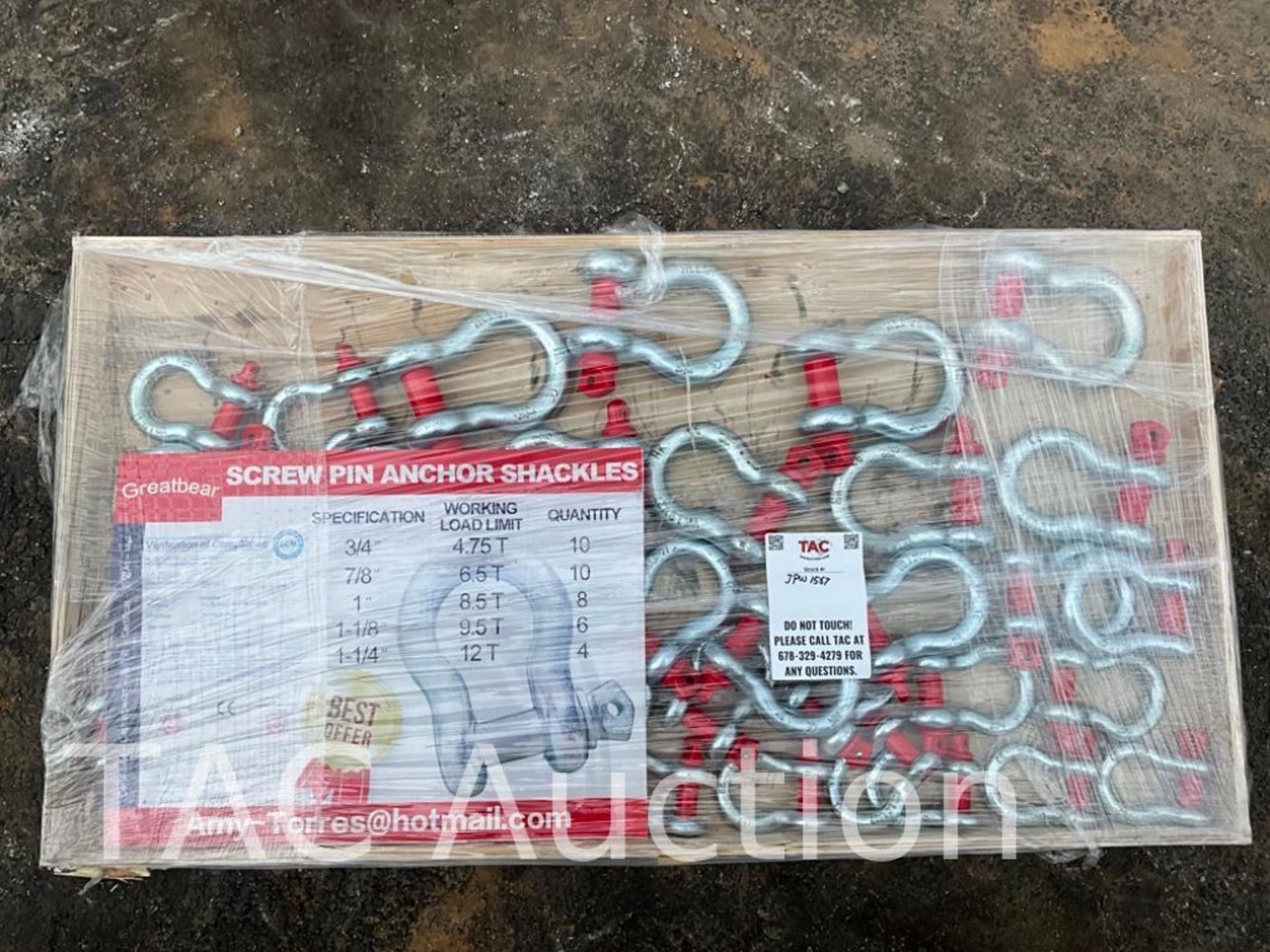 New Screw Pin Anchor Shackles