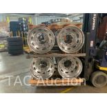 New (16) Accuride Aluminum Wheels 8.25X22.5