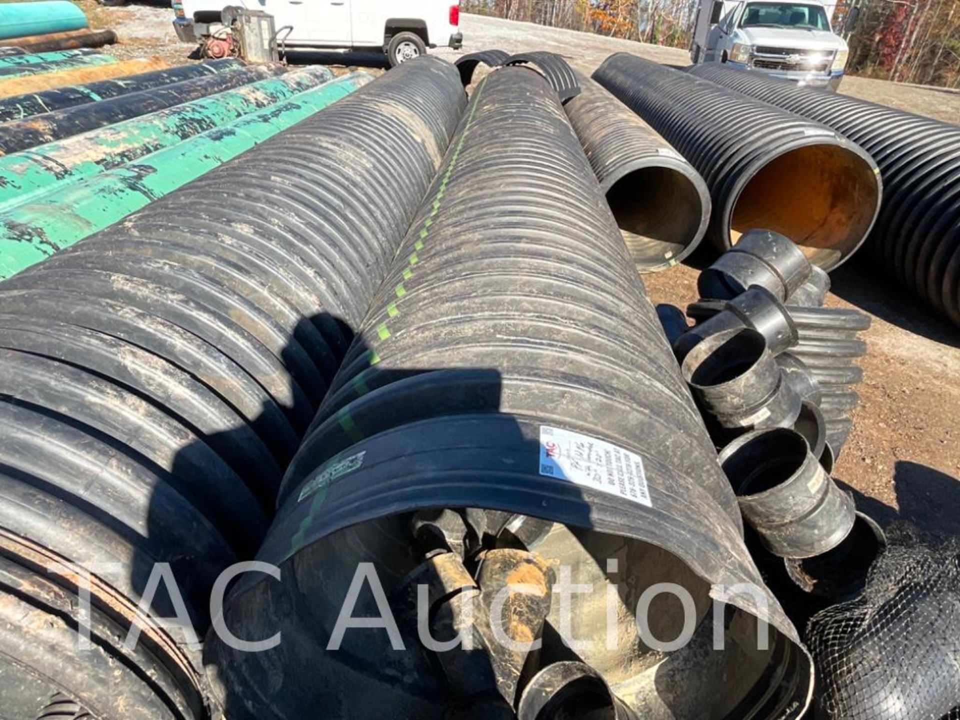 20ft Corrugated Plastic Pipe - Image 5 of 7