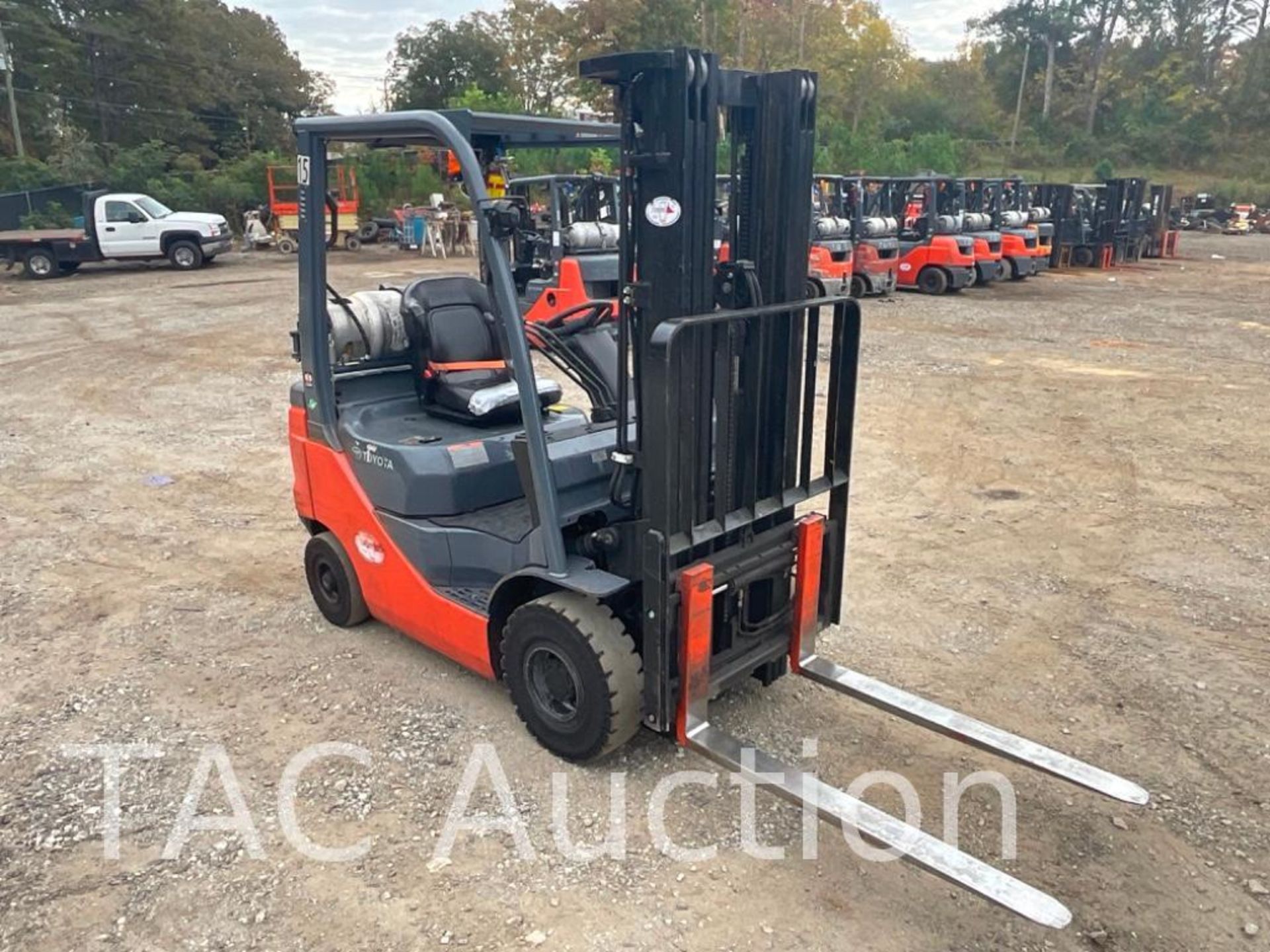 2021 Toyota 8FGU18 3,5000lb Forklift - Image 7 of 19