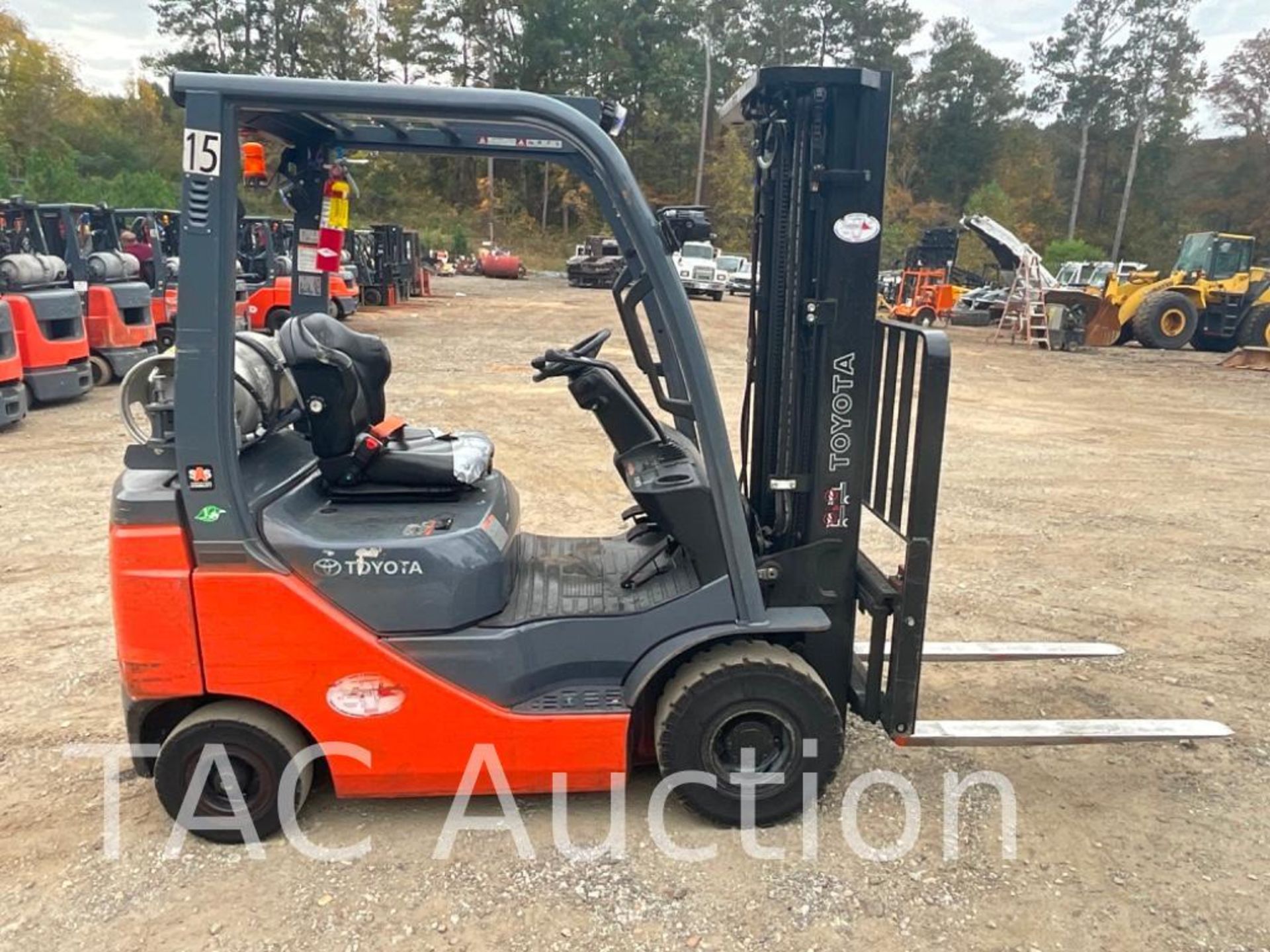 2021 Toyota 8FGU18 3,5000lb Forklift - Image 6 of 19