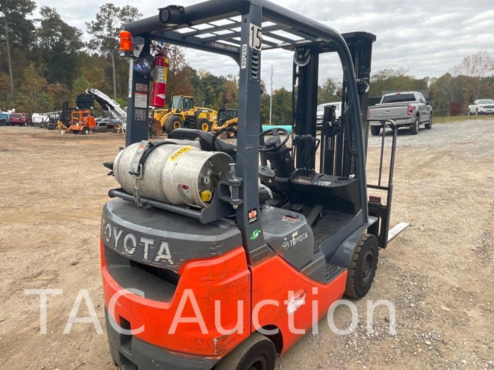 2021 Toyota 8FGU18 3,5000lb Forklift - Image 5 of 19