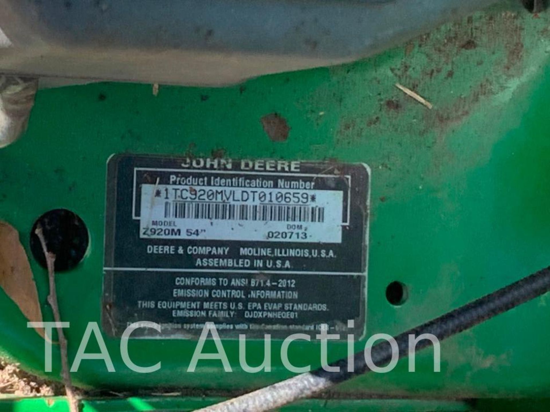 John Deere Z290M Z-Trak 54in Zero Turn Lawn Mower - Image 27 of 27