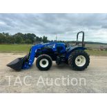 2021 New Holland Workmaster 95 Low Profile 4x4 Tractor W/ Front End Loader