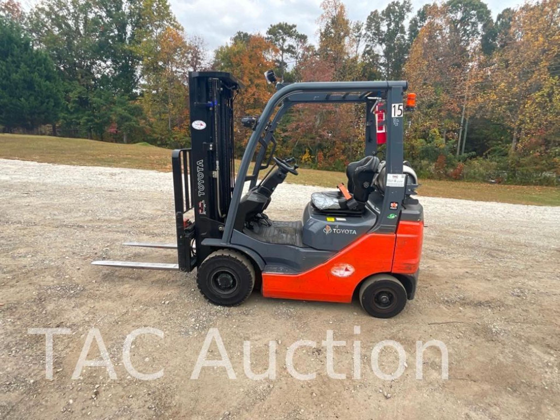 2021 Toyota 8FGU18 3,5000lb Forklift - Image 2 of 19