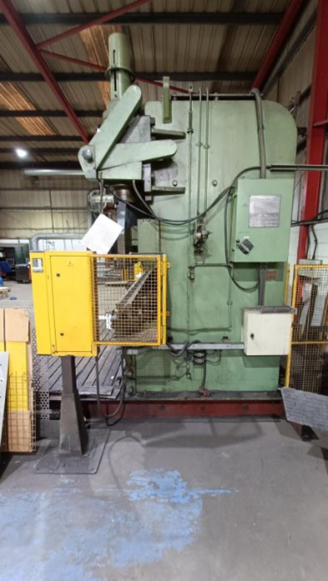 Pearson 200 ton x 12'3" capacity hydraulic downstroking press brake - Image 5 of 5