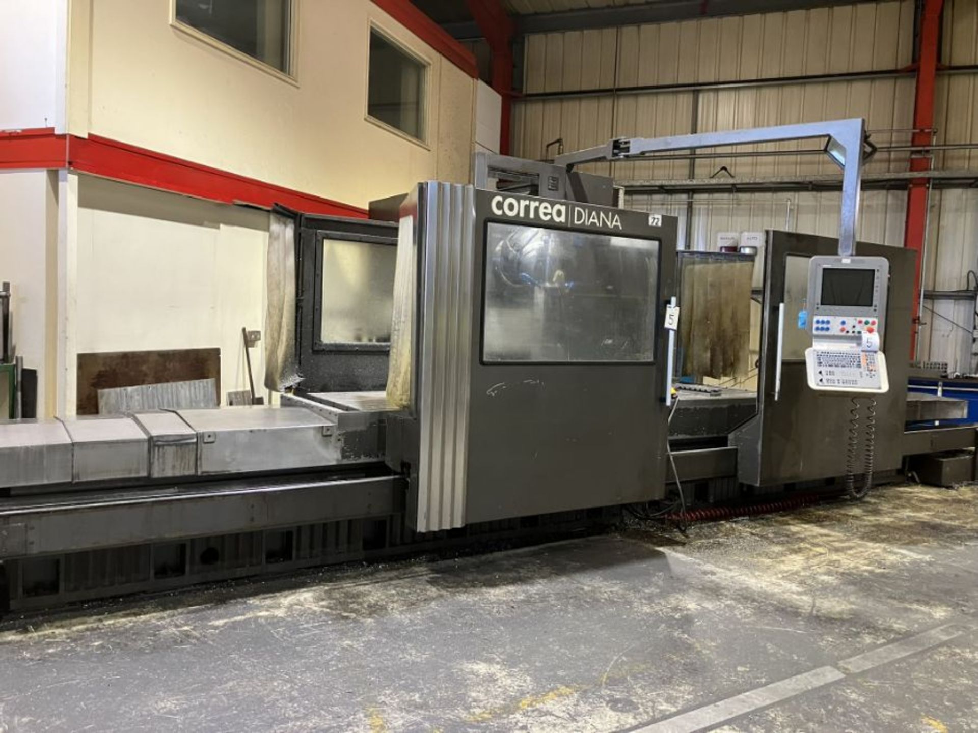 Correa model Diana 35 CNC bed mill, 5 axis (3 plus 2) (2007) - Image 2 of 17
