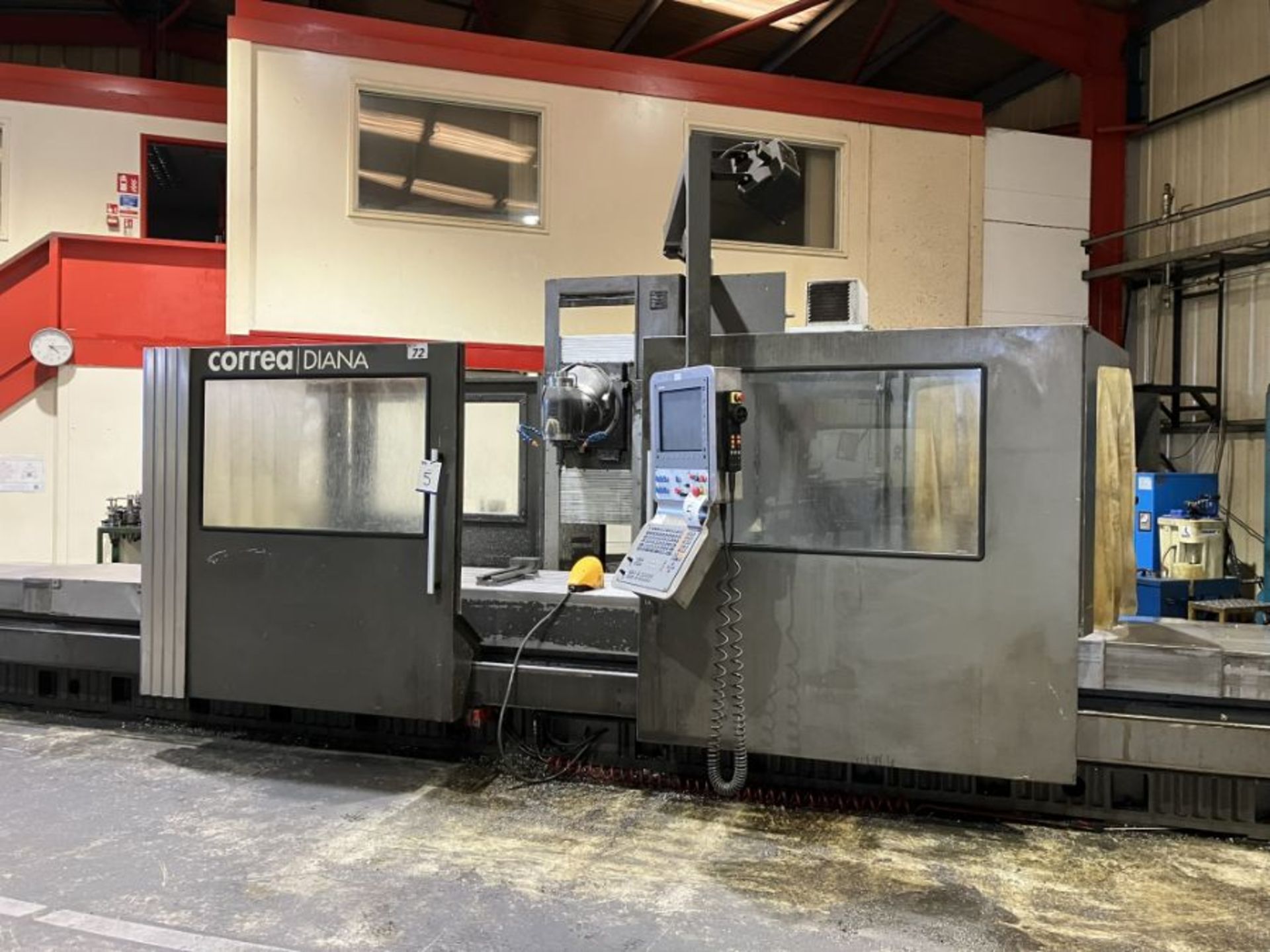 Correa model Diana 35 CNC bed mill, 5 axis (3 plus 2) (2007) - Image 3 of 17