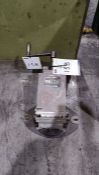 Tilting & rotating machine vice (handle) 6" wide jaw