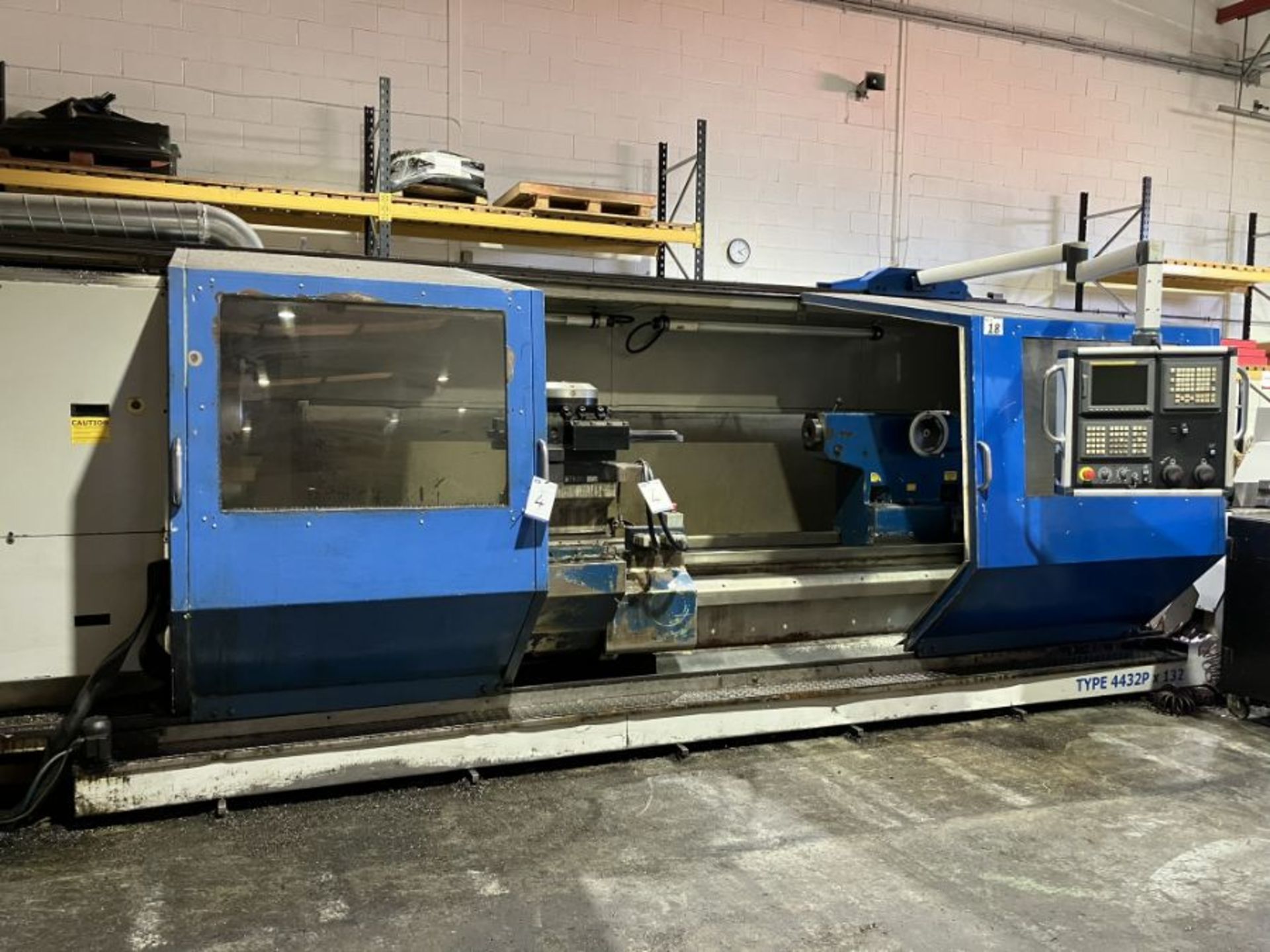 DSG type 4432PX132 heavy duty CNC flat bed lathe (2008) - Image 2 of 12