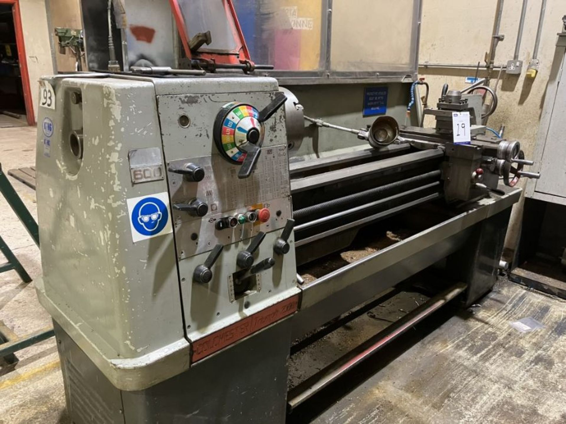 Colchester Triumph 2000 gap bed manual lathe