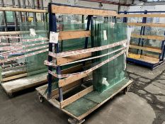 Steel A Frame Glass Trolley (1600 x 1150 x 1700mm approx)