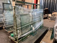 Steel A Frame Glass Trolley (2400 x 1150 x 1700mm approx)