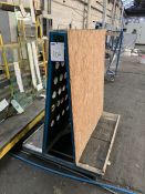Steel A Frame Glass Trolley (1300 x 1000 x 1400mm approx)