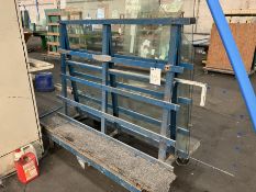 Steel A Frame Glass Trolley (1800 x 900 x 1550mm approx)