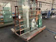 Steel A Frame Glass Trolley (2150 x 1400 x 1700mm approx)