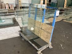 Steel A Frame Glass Trolley (1300 x 600 x 1400mm approx)