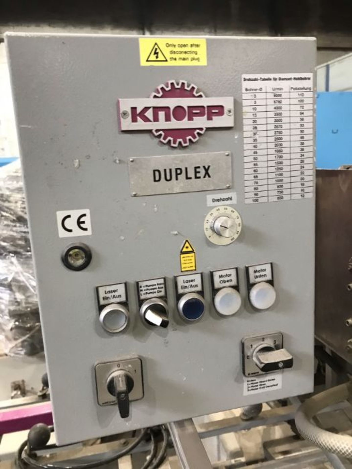 Knopp Duplex (top / bottom spindle) flat drill (2006) - Image 2 of 11