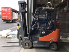 Doosan G18S-5 1,750kg LPG fork lift truck (2018)