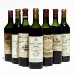 7 bottles Mixed Bordeaux