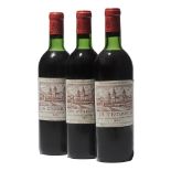 3 bottles 1970 Ch Cos d'Estournel