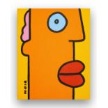 Thierry Noir (French 1958-), 'I Do Think Better Since I Bought My New Sofa', 2020