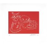 Ai Weiwei (Chinese 1957-), 'Cats (Red)', 2022