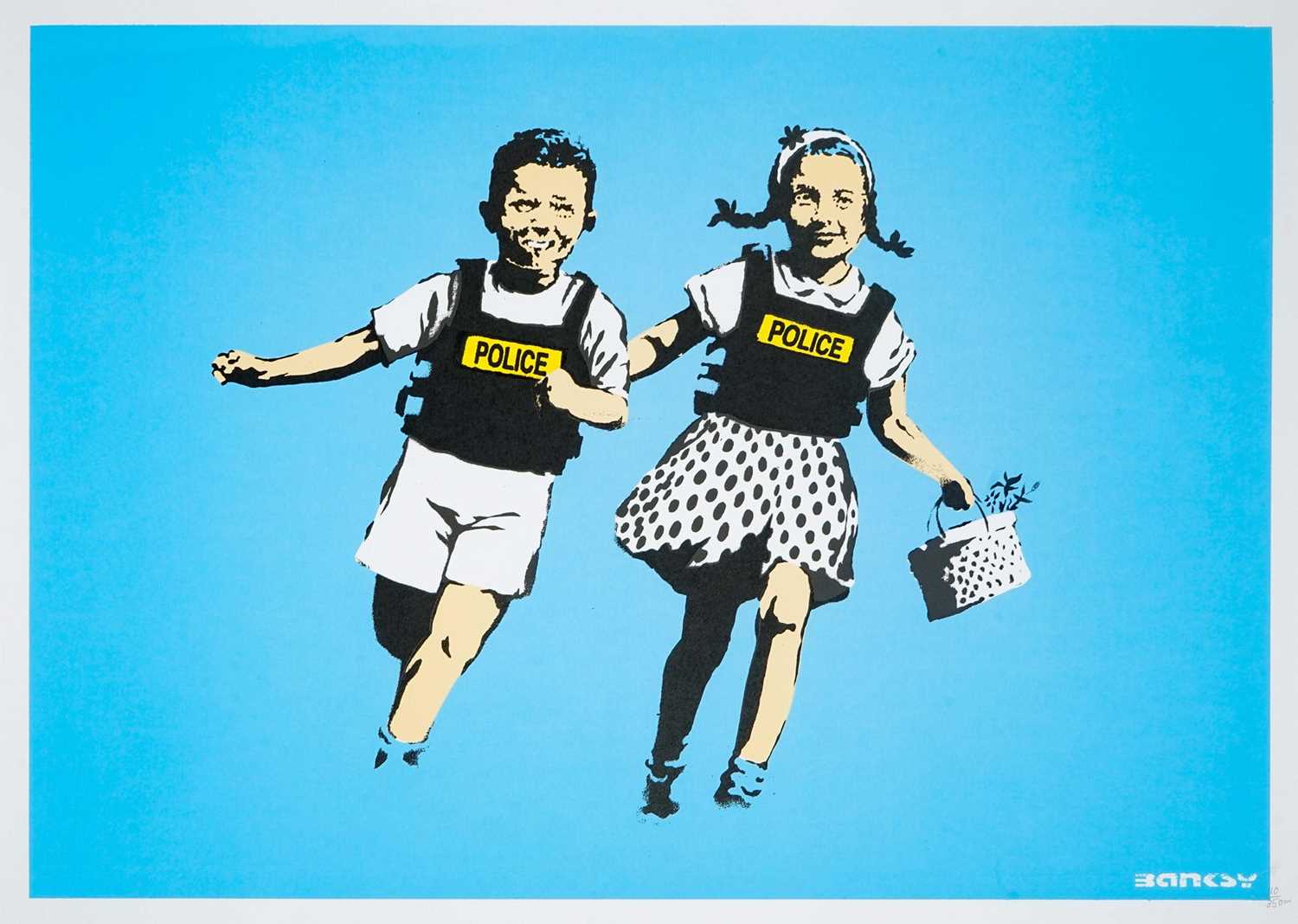 Banksy (British 1974-), 'Jack & Jill (Police Kids)', 2005 (DN)