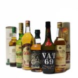 6 bottles Mixed Blended Scotch Whisky