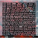 Mel Bochner (American 1940-), ‘Blah Blah Blah & Background Noise’, 2013