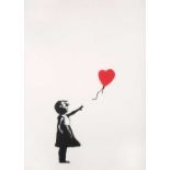 Banksy (British 1974-), 'Girl With Balloon', 2004