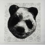 Charming Baker (British 1964-), 'Flocked Panda Head', 2018